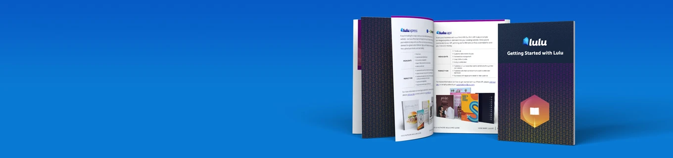 lulu new user self-publishing books guide banner